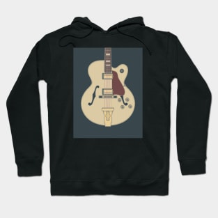 Vintage Single Cut Hollow Body Guitar Hoodie